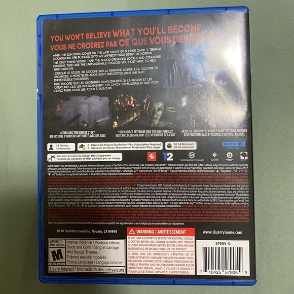 The quarry ps5 disc - Picture 3 of 3